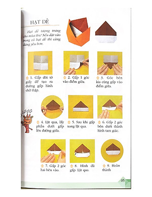 Origami - Trò Chơi Gấp Giấy Dành Cho Trẻ Em Tập 2 (Tái Bản) - Vanlangbooks