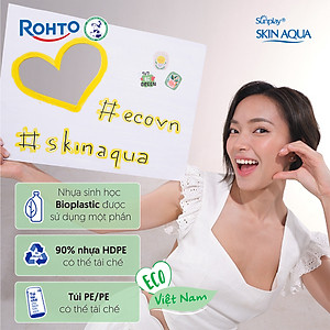 Kem chống nắng Skin Aqua dưỡng trắng & dưỡng ẩm, dùng hàng ngày dạng gel Sunplay Skin Aqua Silky White Gel Eco Việt Nam SPF 50, PA++++ 70g