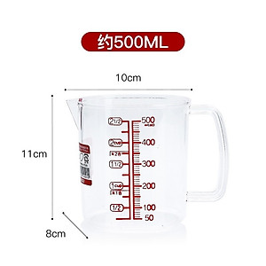 Bộ 02 cốc đo lường chia vạch đa năng Inomata - Nội địa Nhật Bản