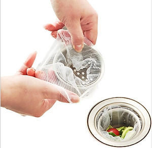 Sét 100 túi lọc rác bồn rửa bát 