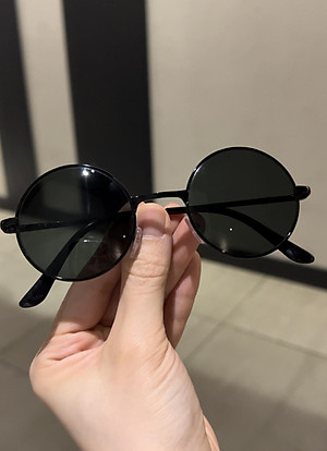 Kính râm Mắt tròn thủy tinh siêu nhỏ