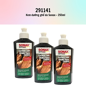Kem dưỡng ghế da Sonax Leather Care 291141 mẫu 2020 250ml