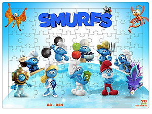 03 bộ tranh xếp hình 70 mảnh ghép khổ A3 – đồ chơi trí tuệ cho bé từ 3 tuổi – Combo 14