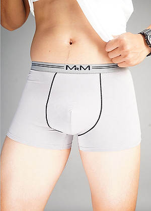 Combo 4 quần lót nam Boxer Bamboo Organic mềm mịn thoáng mát thấm hút mồ hôi MRM Manlywear - Màu Ngẫu Nhiên