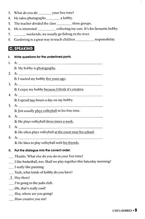 Bài Tập Tiếng Anh 7 - Có Đáp Án (Dùng Kèm SGK Tiếng Anh 7 Global Success)