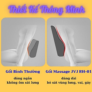 Gối Massage Cổ Vai Gáy Cao Cấp Thế Hệ Mới, Máy Massage Hồng Ngoại 20 bi Đa Chức Năng, Giảm Nhức Mỏi Toàn Thân Hiệu Quả