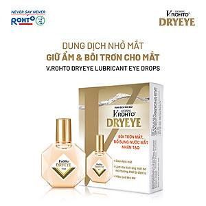 Nước nhỏ mắt cấp ẩm & bổ sung nước mắt nhân tạo V.Rohto DryEye 13ml
