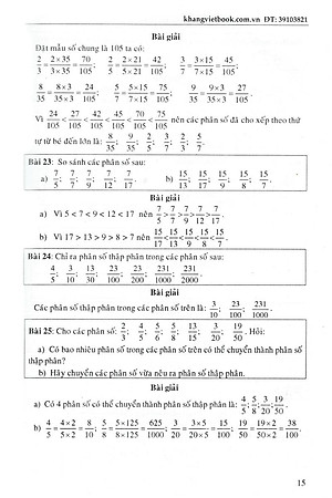 Sách Bồi Dưỡng Học Sinh Giỏi Toán Lớp 5 Theo Chuyên Đề Phân Số - Tỉ Số