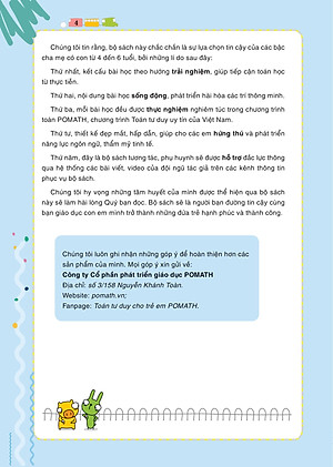 Sách POMath - Toán Tư Duy Cho Trẻ Em 4-6 Tuổi (Tập 2)