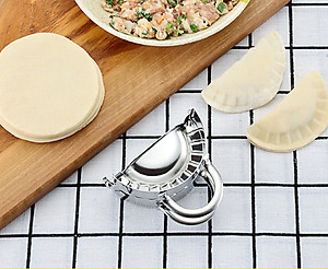 Khuôn làm bánh há cảo - Khuôn làm bánh xếp có thể dùng làm khuôn bánh bộc lọc chất liệu inox bền đẹp cao cấp - Hàng chính hãng