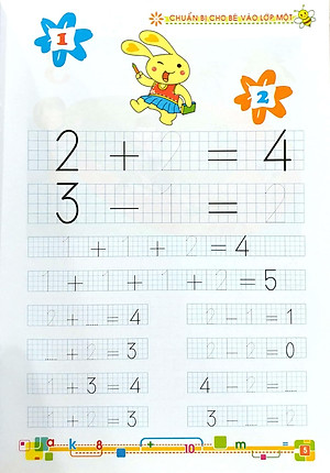 Sách Chuẩn Bị Cho Bé Vào Lớp Một - Làm Quen Với Chữ Số (Tập 2)