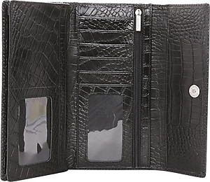 Ví Nữ Huy Hoàng HT3149 (9.5 x 19 cm) - Đen