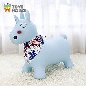 Thú nhún trẻ em cao cấp Toyshouse PA1012 - Tiêu chuẩn Xuất khẩu Mỹ (ASTM) và Châu Âu (EN71)- Đồ chơi vận động cho bé từ 8 tháng