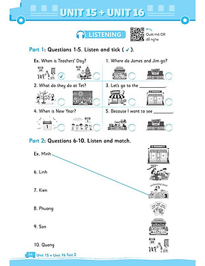 Sách Big 4 Bộ Đề Tự Kiểm Tra 4 Kỹ Năng Nghe - Nói - Đọc - Viết (Cơ Bản Và Nâng Cao) Tiếng Anh Lớp 4 - Tập 2