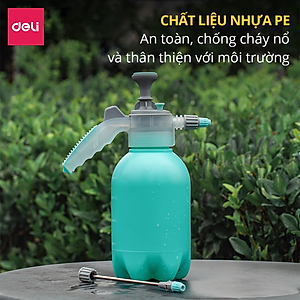 Bình Xịt Tưới Cây Deli 2 Lít, 2 Vòi Dài / Ngắn Tiện Dụng, Phun Sương Tưới Cây Cảnh, Làm Vườn, Chất Liệu An Toàn DL581020