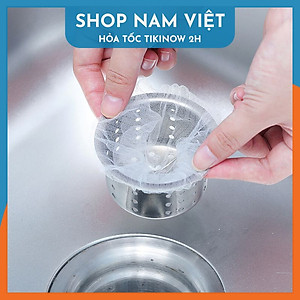 Set 100 Túi Lưới Lọc Rác Bồn Rửa Chén