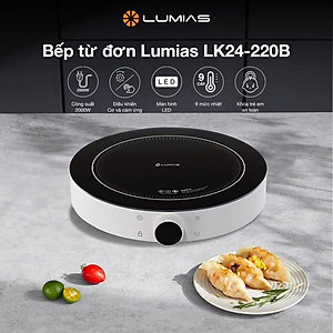 Set bếp từ đơn + nồi lẩu Lumias Korea (gồm 1 bếp+1 nồi) Made in Korea Lumena Hàng chính hãng