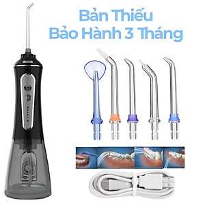 Tăm nước cầm tay h2ofloss hfp11, phiên bản mới nhất với dây sạc usb Type C và tăng cường khả năng chống nước