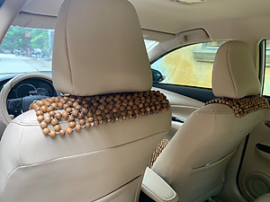 Lót đàn ghế ô tô hạt gỗ Bách Xanh - Mian .vn ( hình thật )