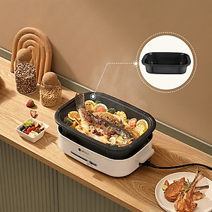 Nồi lẩu nướng đa năng Elmich MCE-3909OL (1250-1500W) - Hàng chính hãng