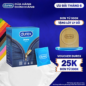 Bao cao su Durex Jeans Hộp 30 bao