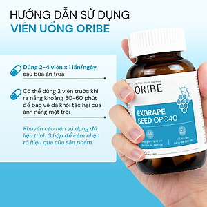 Viên Uống Đẹp Da Chống Nám Ngăn Ngừa Lão Hóa Oribe (Hộp 30 viên)