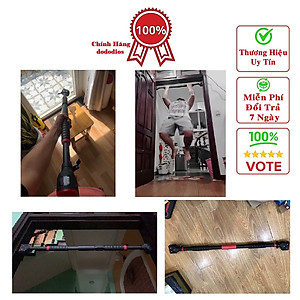 Xà Đơn Treo Tường Gắn Cửa Đa Năng Độ Dài Tùy Chỉnh Giúp Bạn Tập Gym, Tập Cơ Bụng, Cơ Vai, Cơ Xô 60-120Cm - Chính Hãng dododios (Màu Ngẫu Nhiên)