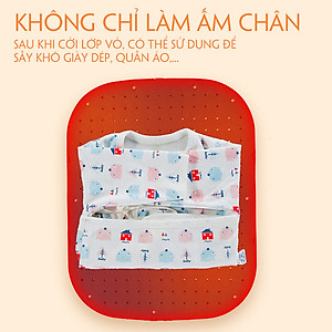 Máy Sưởi Chân - Túi Sưởi Chân - Cute Phô Mai Que - Sưởi Ấm 360° Nhiệt độ 40 - 60° Công Suất 20W Giao màu ngẫu nhiên.