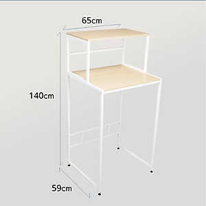 Kệ máy giặt mặt gỗ chân sắt Kachi MK287 - Hàng chính hãng
