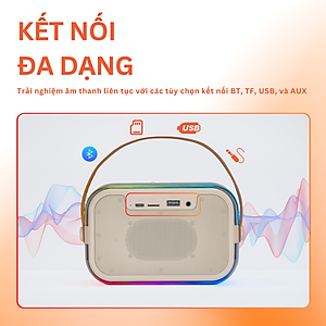 Bộ Loa Karaoke mini Bluetooth iCore ISM69 kèm 02 Micro - Hàng Chính Hãng
