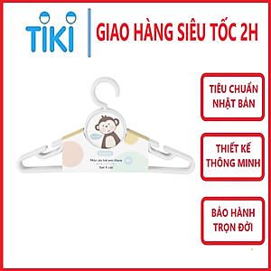 Móc Treo Quần Áo, Móc Quần Áo Trẻ Em Hara 188,Treo Đồ Trẻ Em Nhựa Cao Cấp Inochi Tiêu Chẩn Nhật