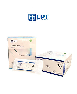 Chỉ phẫu thuật không tiêu CPT Caresilk Silk số 3/0 - S200