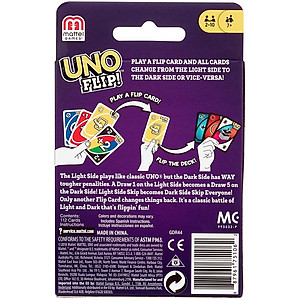 Đồ Chơi MATTEL GAMES Trò Chơi Trí Tuệ Uno Flip GDR44