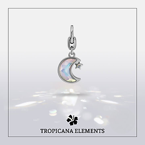 Lắc Tay Tropicana Phối Charm Swarovski Pha Lê Trăng Sao Ngũ Sắc