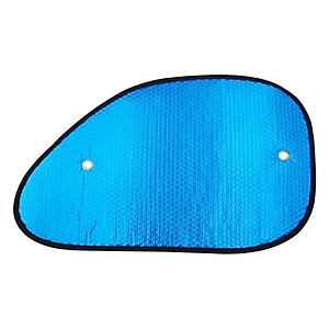 Combo 2 Tấm Che Nắng Ô Tô Kính Hông Xốp Loại Dày NB BST-11035 Màu Lam (38x65 cm)