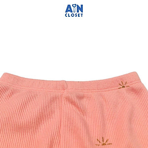 Quần Legging dài bé gái họa tiết Nhí Cam thun gân - AICDBG2O5XEG - AIN Closet