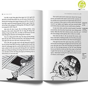 Sách song ngữ Phù Thủy Xứ OZ - Tác phẩm kinh điển cho thiếu nhi, có note từ vựng tặng kèm file nghe - HG Books