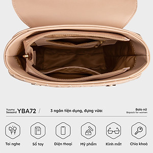 Balo Yuumy ( Thời trang nữ tiện lợi cỡ trung - Balo da Seasand YBA72 )