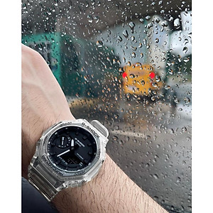 Đồng Hồ Nam Casio G-Shock GA-2100SKE-7ADR Chính Hãng | Casio G-Shock GA-2100SKE-7A Transparent Pack Dây Nhựa