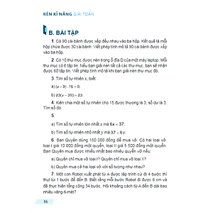 Sách - Rèn Kĩ Năng Giải Toán Lớp 6 - Tập 1