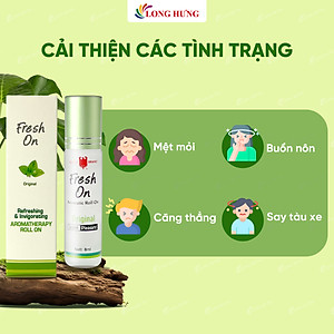 Dầu lăn giảm căng thẳng Eagle Brand Fresh On (8ml) - Hàng chính hãng