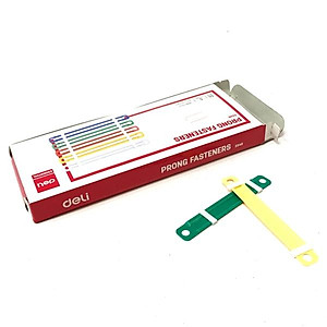 Nẹp Tài Liệu Nhựa 80mm - Deli 5548 (50 Nẹp - 5 Màu)