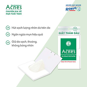 Giấy thấm dầu kiểm soát nhờn, ngừa mụn Acnes Oil Remover Paper 100 tờ