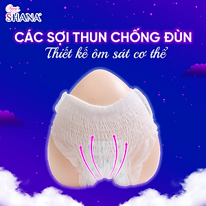 Combo 20 gói Băng Vệ Sinh Quần Peppy Shana Ngày Đêm Siêu Thấm, Freesize, Chống Tràn Tối Đa, Tiết Kiệm (40 miếng)