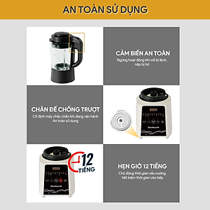 Máy Làm Sữa Hạt Đa Năng BlueStone BLB-6028 -1,75 Lít - (900-1000W) -11 Chương trình - Lưỡi 6 cánh - Bảo hành 24 tháng - Hàng chính hãng