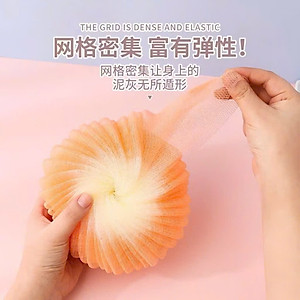 Bông Tắm Tròn Tạo Bọt Lưới PE Mềm Mịn, Kỳ Cọ Tẩy Da Chết Dễ Dàng - HÀNG CHÍNH HÃNG MINIIN