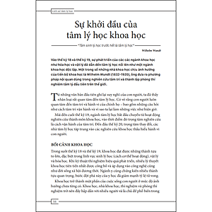 Sách Tâm lý học toàn thư. Lịch sử Tâm lý học
