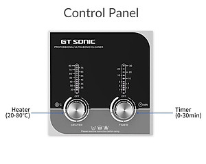 Máy rửa siêu âm GTsonic T2 – 2L, công nghệ sóng siêu âm hiện đại, làm sạch nhanh mọi vết bẩn, vết hoen ố và cặn bám trên bề mặt sản phẩm, phù hợp trang sức, mắt kính, đồng hồ, linh kiện điện tử – Hàng chính hãng