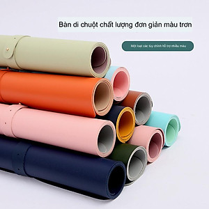 Tấm Lót Chuột, Thảm Da Trải Bàn Làm Việc, Miếng Lót Chuột Cỡ Lớn 80cm x 40cm - Pad Chuột Da Trải Bàn Làm Việc Chống Nước Dùng Được Hai Mặt - Hàng Chính Hãng