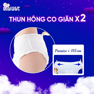 Combo 40 gói Băng Vệ Sinh Quần Peppy Shana Ngày Đêm Siêu Thấm, Freesize, Chống Tràn Tối Đa, Tiết Kiệm (80 miếng)